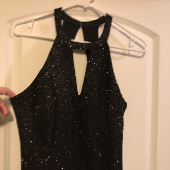 Black/sparkle evening gown - Picture 2 of 5